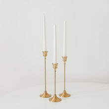 Load image into Gallery viewer, Gold Candle Holders (Set of 3) - Mira Singapore